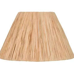 Fabrique de Styles Abat-jour*Abat-jour conique en raphia d25cm