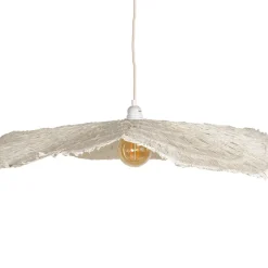 Fabrique de Styles Suspensions*Abat-jour pour suspension blanc non électrifié d78cm - Louisette