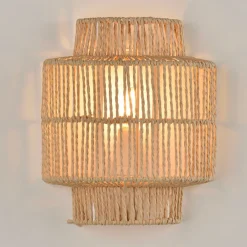Fabrique de Styles Appliques*Applique en corde tressée h23cm - Cancun