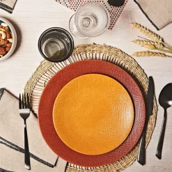 Fabrique de Styles Assiettes*Assiette à dessert en gres d21cm - vesuvio