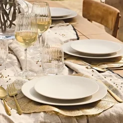 Fabrique de Styles Assiettes*Assiette à dessert en grès d20.5cm - Vesuvio