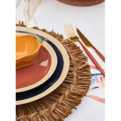 Fabrique de Styles Assiettes*Assiette à dessert en grès d21.5cm - Jade