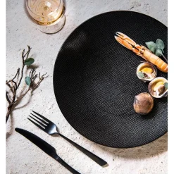 Fabrique de Styles Assiettes*Assiette à dessert en grès d20.5cm - Vesuvio