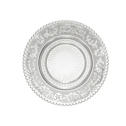 Fabrique de Styles Assiettes*Assiette à pain en verre d15cm - classica