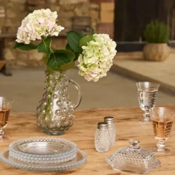 Fabrique de Styles Assiettes*Assiette a dessert en verre d20cm - perloa