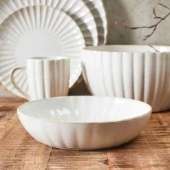 Fabrique de Styles Assiettes*Assiette creuse en céramique d20cm - Vlora