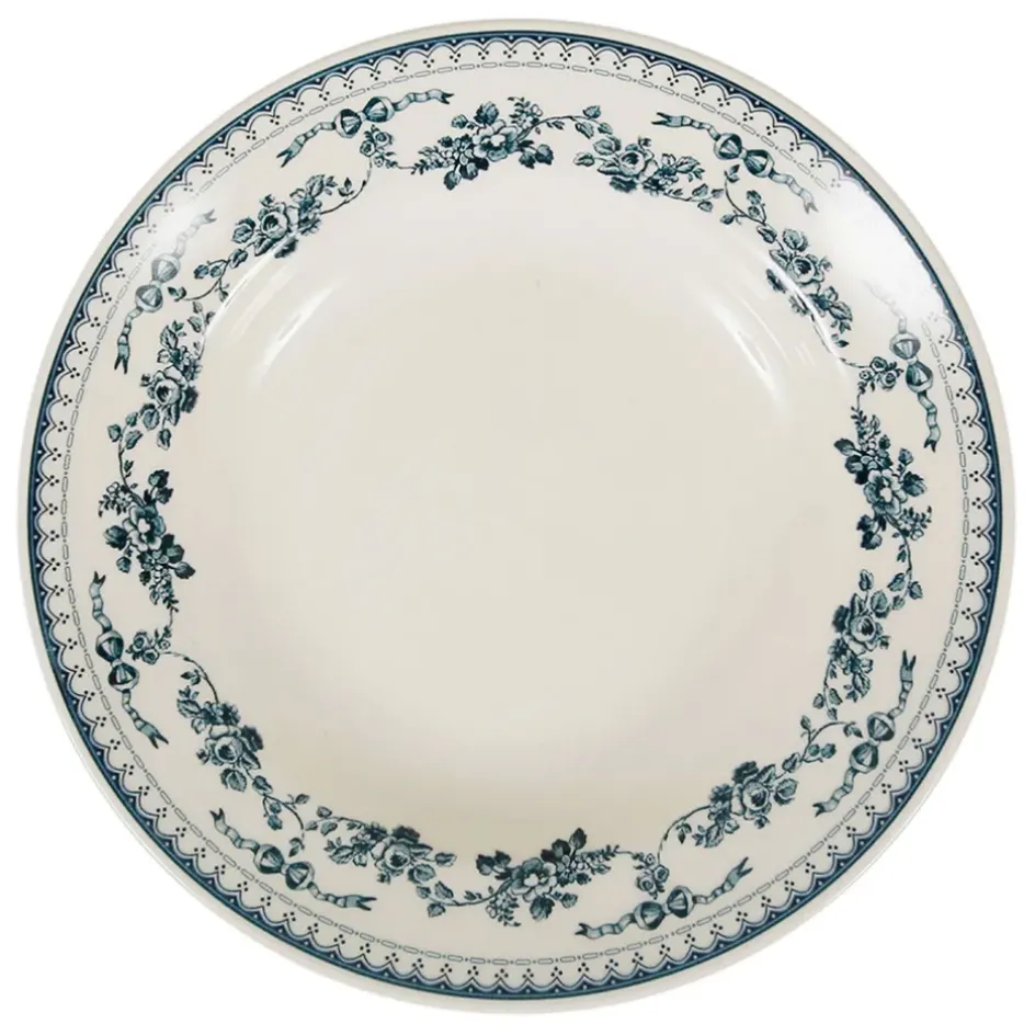 Fabrique de Styles Assiettes*Assiette creuse en faïence ancien d23cm - faustine