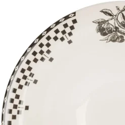 Fabrique de Styles Bols Et Coupelles*Assiette creuse en faïence d20cm - Damier
