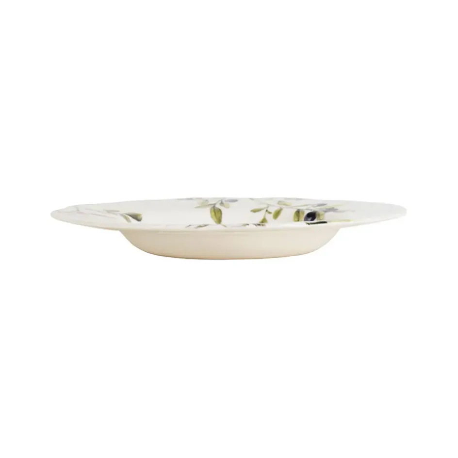 Fabrique de Styles Assiettes*Assiette creuse en faïence blanche d22.9cm - Meredith