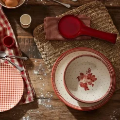 Fabrique de Styles Assiettes*Assiette creuse en faIence antique d20cm- josephine