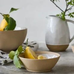 Fabrique de Styles Assiettes*Assiette creuse en grès d18cm - Jade