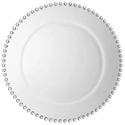 Fabrique de Styles Plats Et Saladiers*Assiette de présentation en verre - perloa