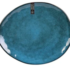 Fabrique de Styles Assiettes*Assiette galet en grès d27.5cm - au gres du temps