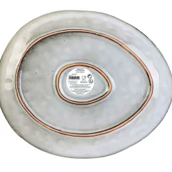 Fabrique de Styles Assiettes*Assiette galet en grès d27.5cm - au gres du temps