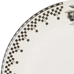 Fabrique de Styles Assiettes*Assiette plate en faïence d27cm - Damier