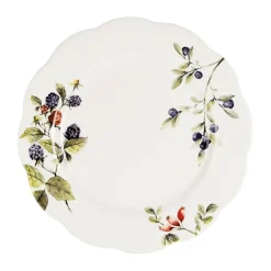 Fabrique de Styles Assiettes*Assiette plate en faïence blanche d27cm - Meredith