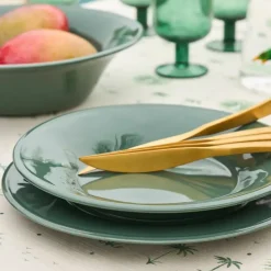 Fabrique de Styles Assiettes*Assiette plate en faïence d28.5cm - Constance