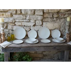 Fabrique de Styles Assiettes*Assiette plate en grès d27cm - Vesuvio
