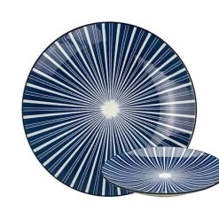 Fabrique de Styles Assiettes*Assiette plate otb stripes d26.5xh3cm