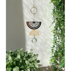 Fabrique de Styles Méditation Et Yoga*Attrape-soleil à suspendre totem h26cm