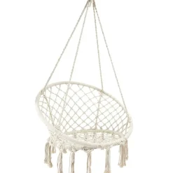 Enfant Fabrique de Styles Chaises, Fauteuils|Jardin*Balancelle macramé en coton - Terre inconnue