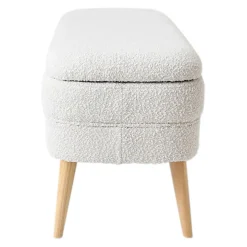 Fabrique de Styles Bancs Et Banquettes*Banc coffre bouclette - Eleonor
