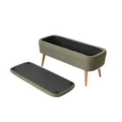 Fabrique de Styles Bancs Et Banquettes*Banc coffre bouclette - Eleonor