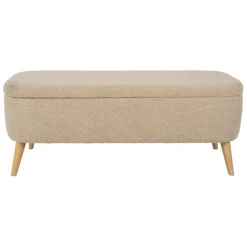 Fabrique de Styles Bancs Et Banquettes*Banc coffre en bouclette - Claudine