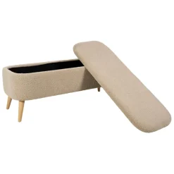 Fabrique de Styles Bancs Et Banquettes*Banc coffre en bouclette - Claudine