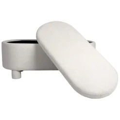 Fabrique de Styles Bancs Et Banquettes*Banc coffre en tissu écru - Tessia