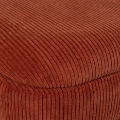 Fabrique de Styles Bancs Et Banquettes*Banc coffre en velours côtelé - Eleonor