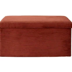 Fabrique de Styles Bancs Et Banquettes*Banc coffre pliable en tissu côtelé - Scarlett