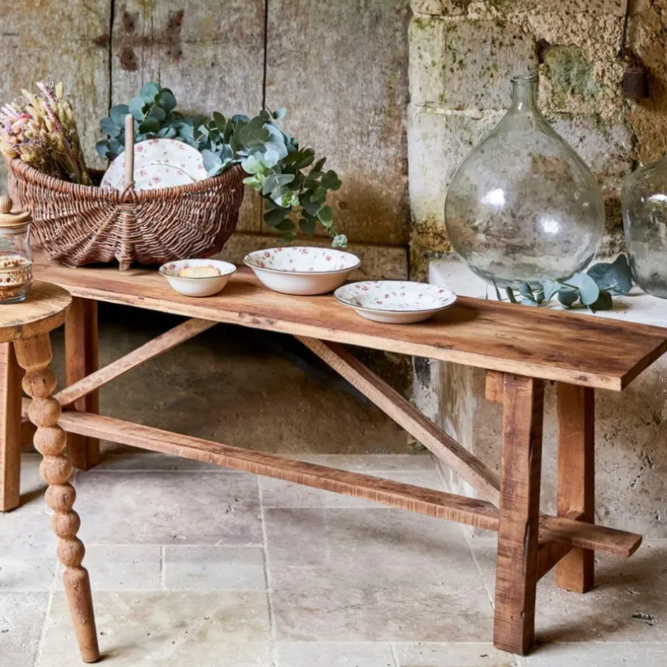 Fabrique de Styles Bancs Et Banquettes*Banc en bois recyclé - Campagne