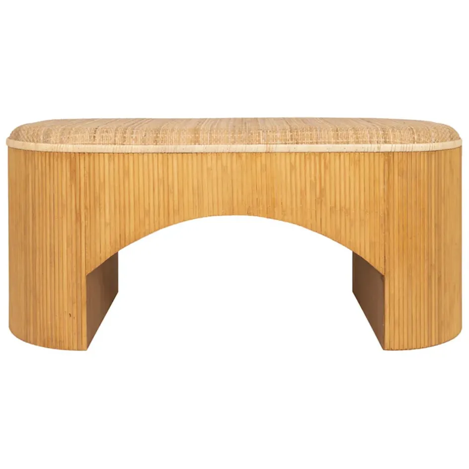 Fabrique de Styles Bancs Et Banquettes*Banc en rotin et bambou - Tamba
