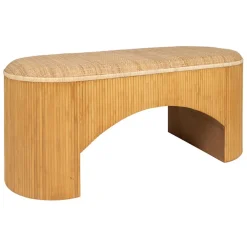 Fabrique de Styles Bancs Et Banquettes*Banc en rotin et bambou - Tamba