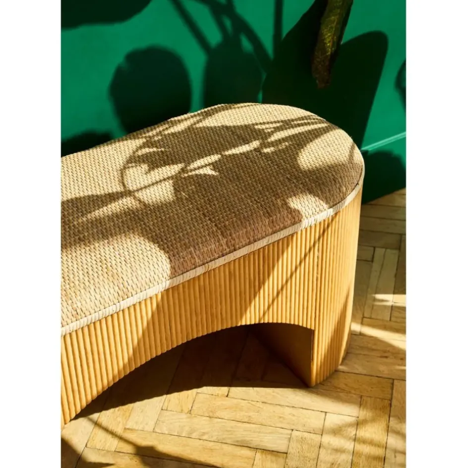 Fabrique de Styles Bancs Et Banquettes*Banc en rotin et bambou - Tamba