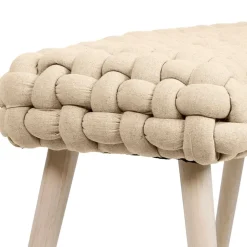 Fabrique de Styles Bancs Et Banquettes*Banc en tissu et pin - Element