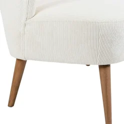 Fabrique de Styles Bancs Et Banquettes*Banquette 2 places en velours côtelé écru - Eleonor