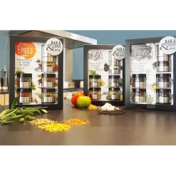 Fabrique de Styles Condiments Et Épices*Bar à épices avec moulin intégré