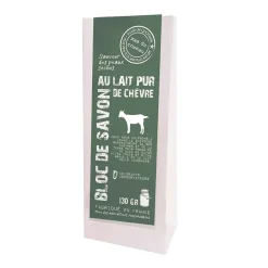 Fabrique de Styles Savon Solide*Bloc de savon au lait pur de chevre 130gr