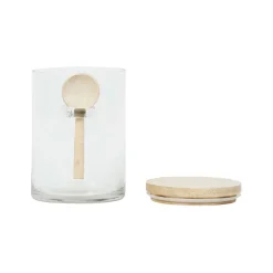 Fabrique de Styles Pots Et Bocaux*Bocal avec cuillere et couvercle de chez gaston 80cl