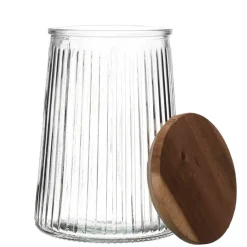 Fabrique de Styles Petits Rangements*Bocal en verre 95cl - Top Acacia