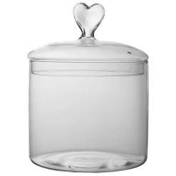 Fabrique de Styles Bonbonnières, Cloches Et Coupes*Bocal en verre coeur papille