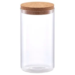 Fabrique de Styles Pots Et Bocaux*Bocal verre avec couvercle en liege 1.1l