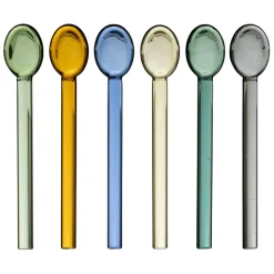 Fabrique de Styles Accessoires Vin Et Cocktails*Boite de 6 agitateurs a cocktail en verre l15cm - Colorea