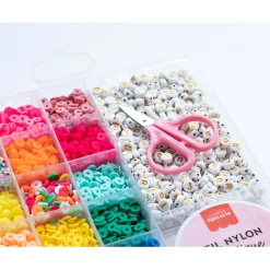 Fabrique de Styles Loisirs Créatifs*Boite de 16 couleurs pop de perles heishi 6 mm et accessoires