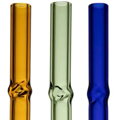 Fabrique de Styles Accessoires Réutilisables*Boite de 6 pailles torsadée en verre l12cm - Colorea