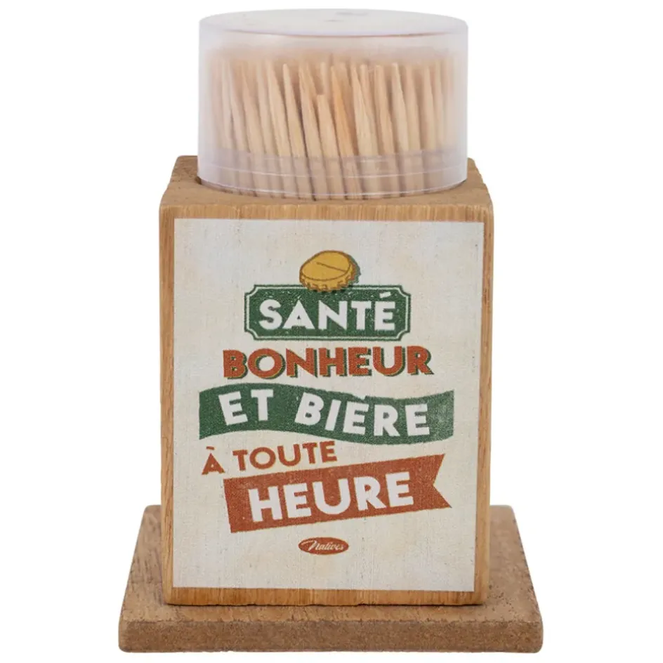 Fabrique de Styles Petits Rangements*Boite pics apéro en bambou et pin - Copains d'Abord