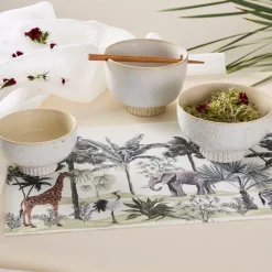 Fabrique de Styles Bols Et Coupelles*Bol en grès et baguettes d14cm - Organic