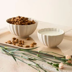 Fabrique de Styles Bols Et Coupelles*Bol en grès écru 60cl - Romancero